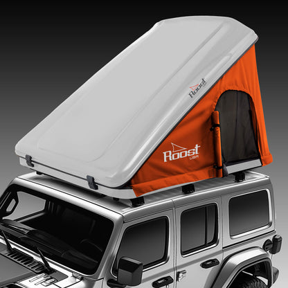 Roost Roof Top Tent 3Q View Orange Gray Shell